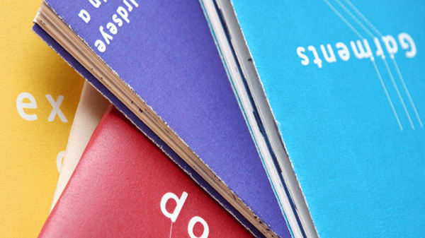 Mutli coloured book covers
