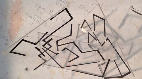 Work by Foster Spragge and Issam Kourbaj.