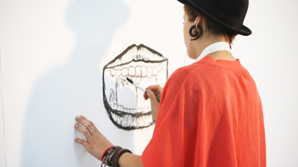 Student at language centre