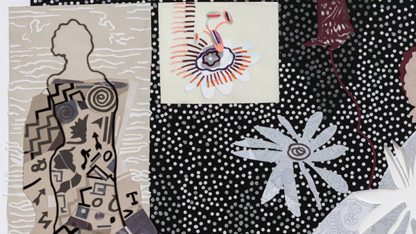 A paper collage