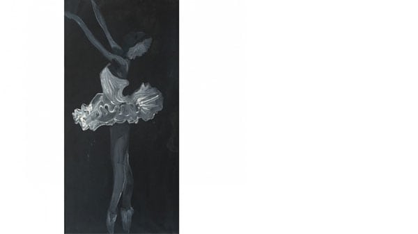 A ballerina wearing a tutu