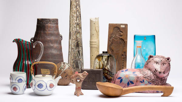 Objects from the Camberwell Collection.
