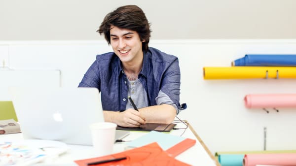 Online short course student