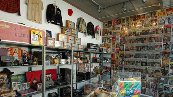 Mick Jones Rock and Roll Public Library at Chelsea Space - curated by Donald Smith.