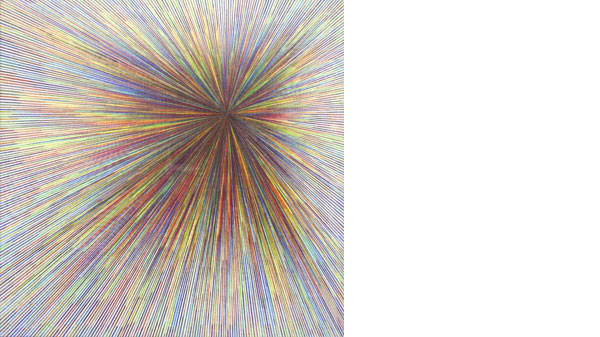 Lots of coloured straight lines