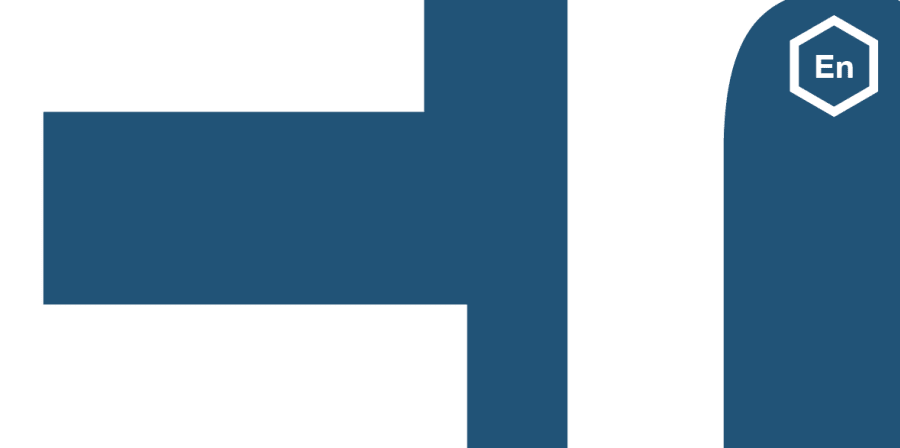 Logo white blue
