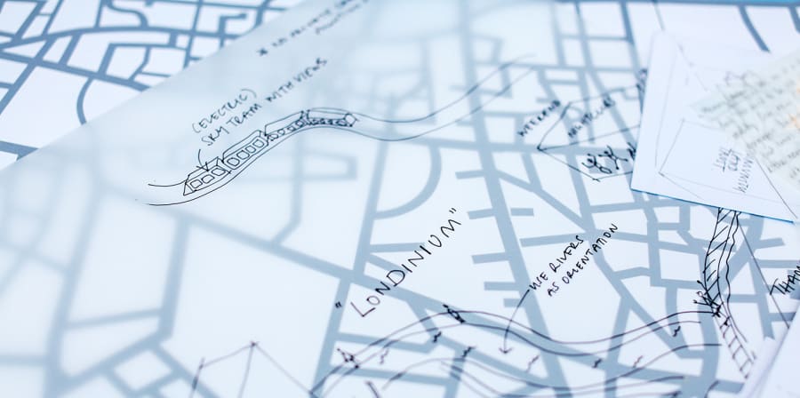Sketches of road maps