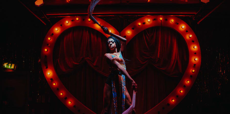 Performer on stage