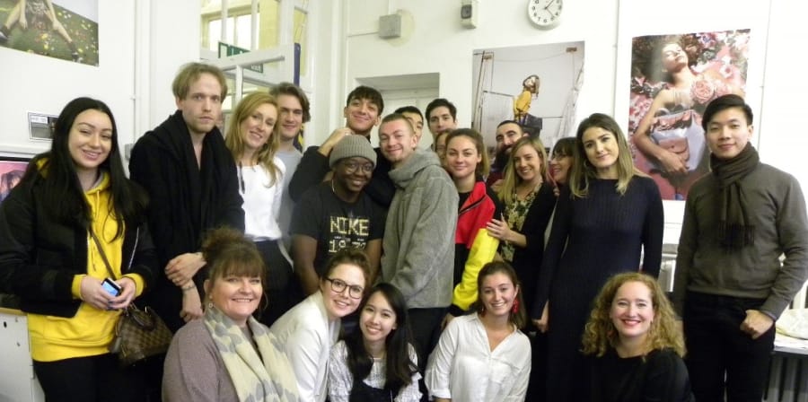 Students visit Inditex