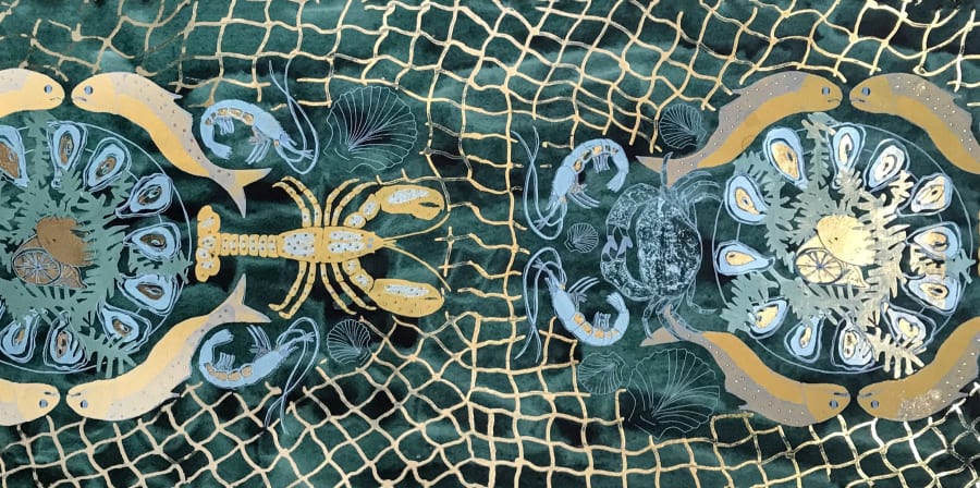 Image of one of Sissell Gustavsen's Precious Fish prints