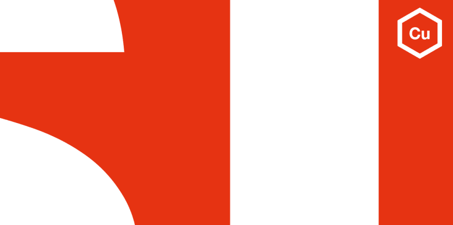 Red striped logo