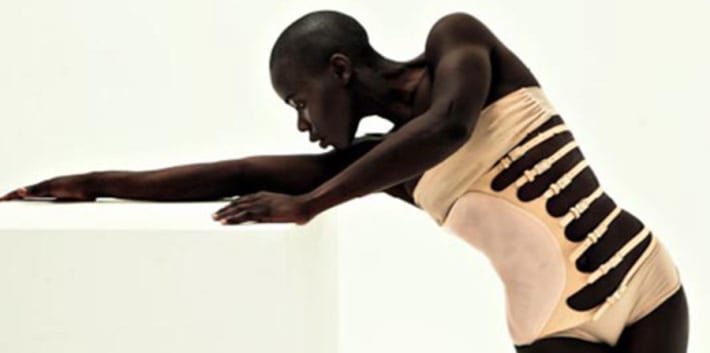 ‘Scoliosis’ by Annelie Gross, MA Fashion Artefact, London College of Fashion, UAL Photograph by Jon Emmony for SHOWstudio.