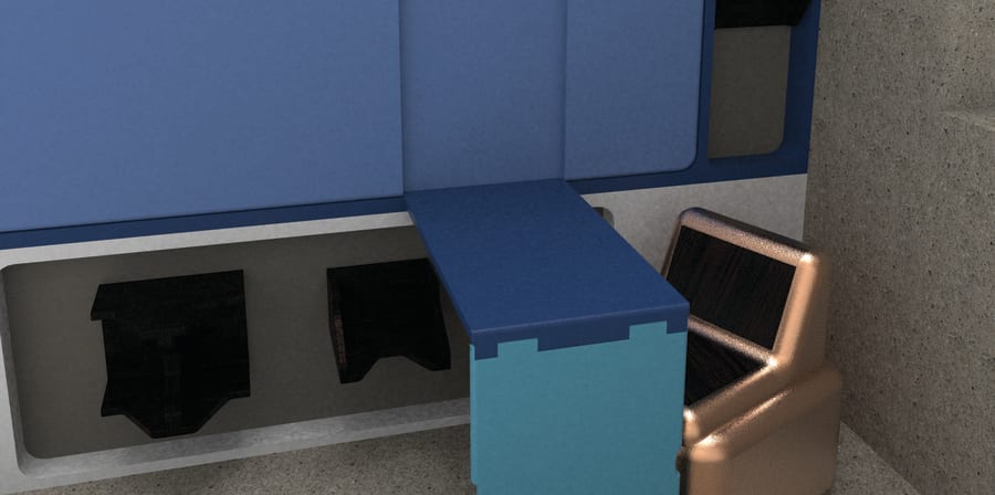 Render of cell furniture design