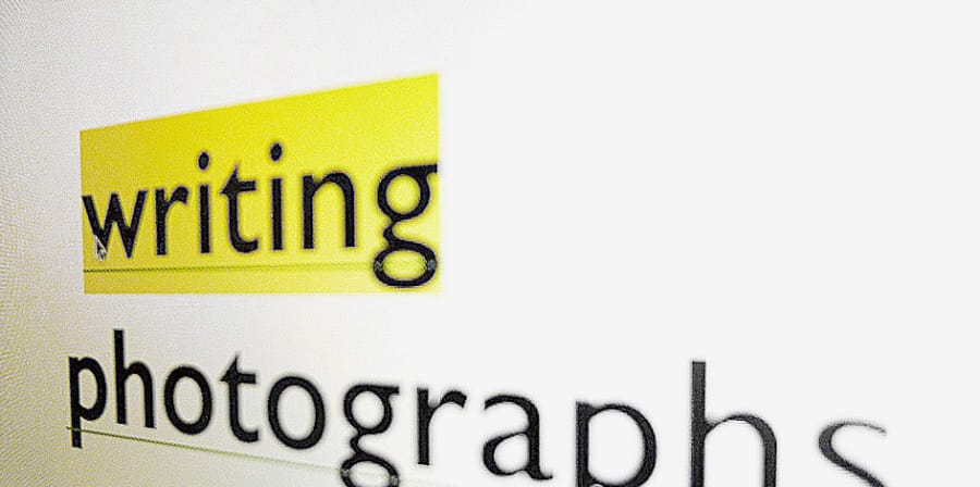 Logo of the Writing Photographs research group