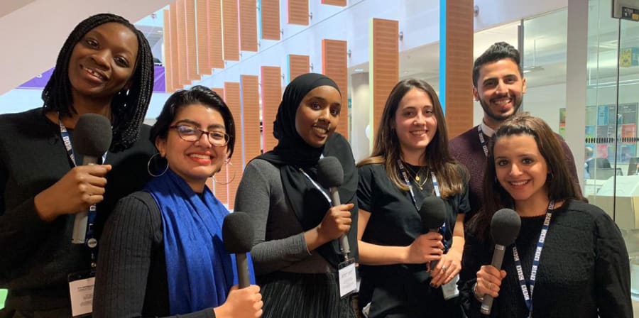 Mariama Wurie and the other BBC Future Voices Trainees