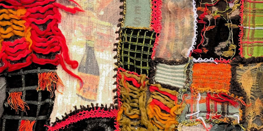 close up of textiles
