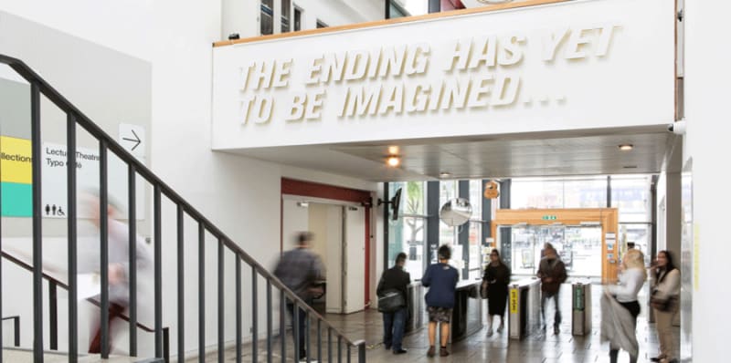 London College of Communication Degree Shows Signage 2016.