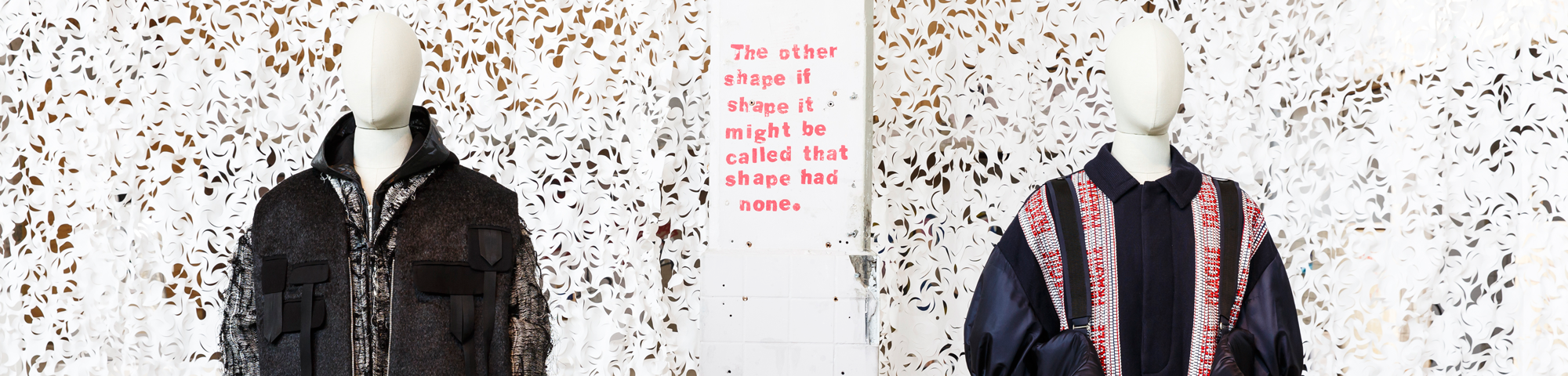 Manequins of clothes from Better Lives project