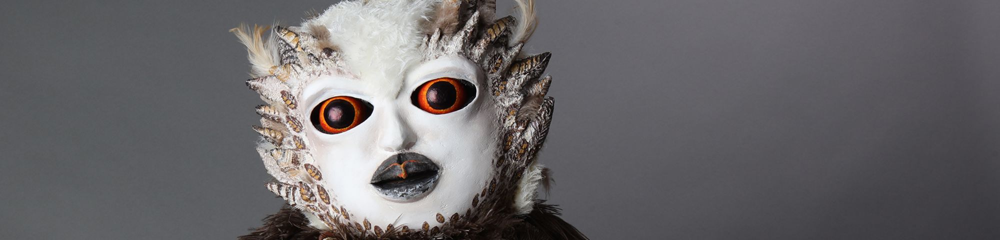 Owl puppet by Laura Logue.