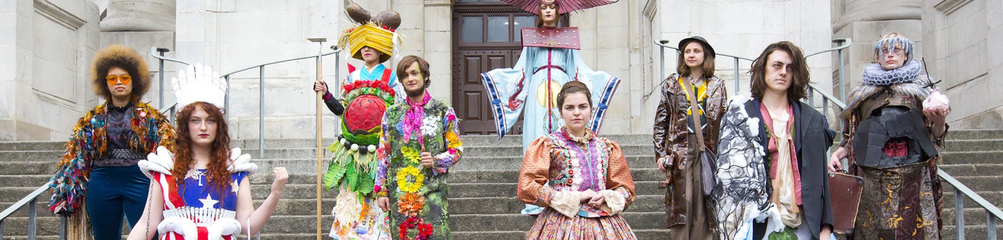 Wimbledon College of Arts costume parade.