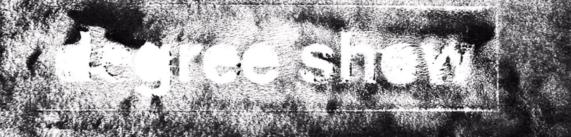 A black and white pattern from the degree show promotional film.