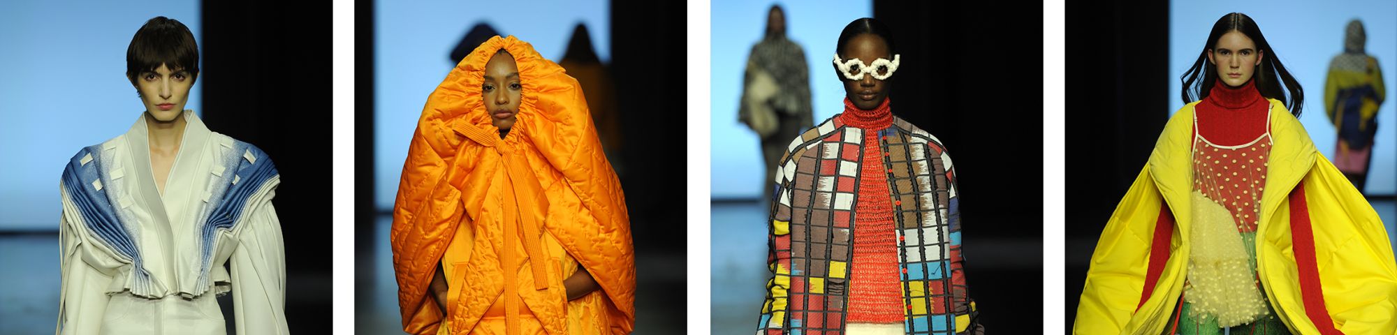 Women on catwalk