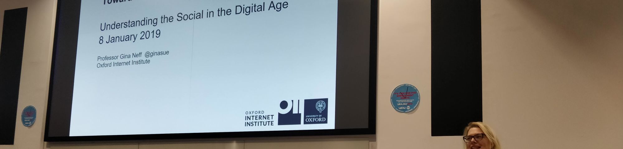 Speaker presenting at Understanding the Social conference
