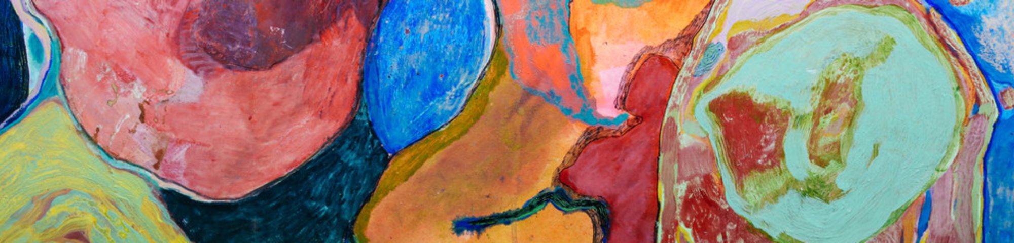 Abstract painting by Mathilda Roach Osborne