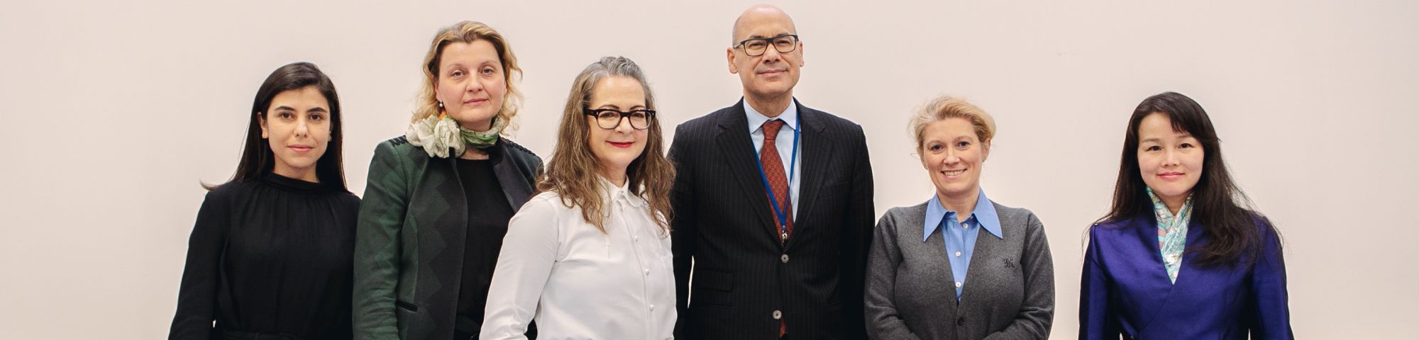 Professor Frances Corner and panelists and the UN