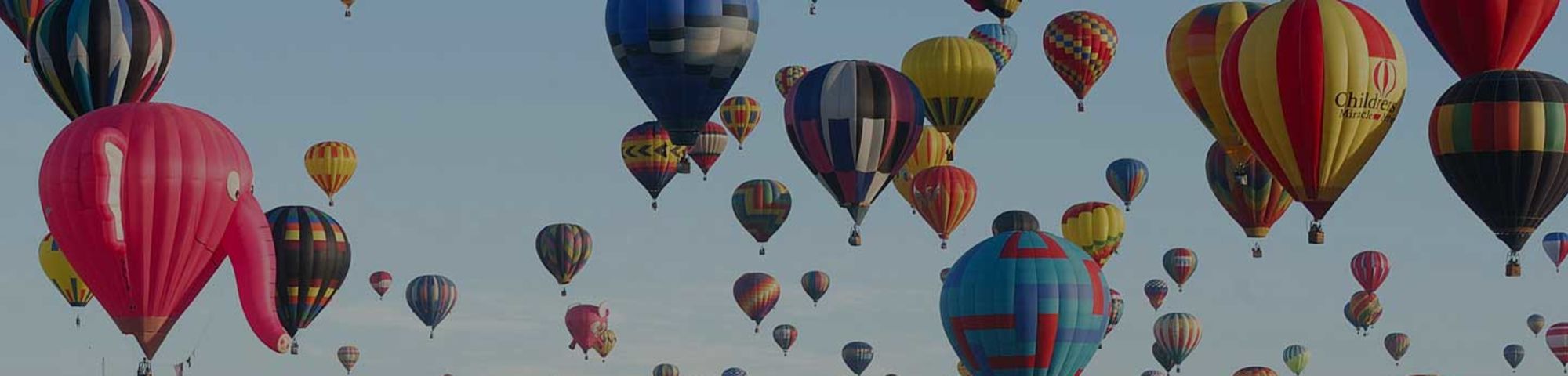 Hot air balloons in the sky