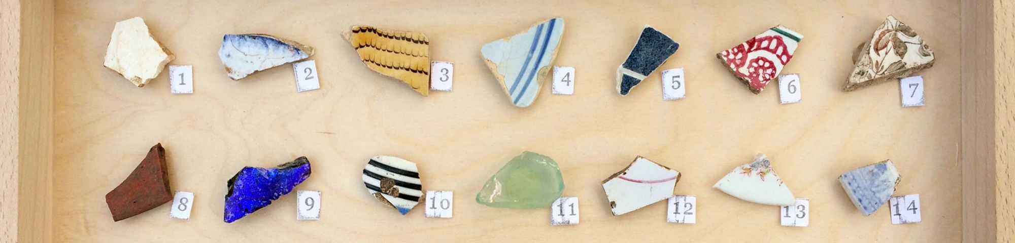 Artefacts collected by Erica Weide and her daughters