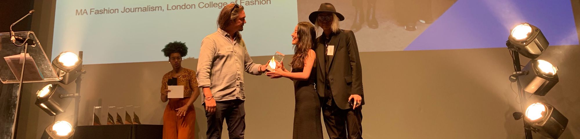 MA Fashion Journalism students win at the Creative Enterprise Awards 2019
