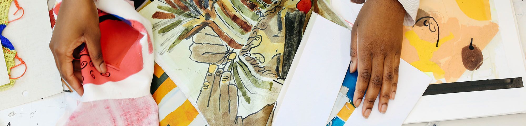 Textile designs by Memunatu Barrie, BA (Hons) Textile Design, Central Saint Martins