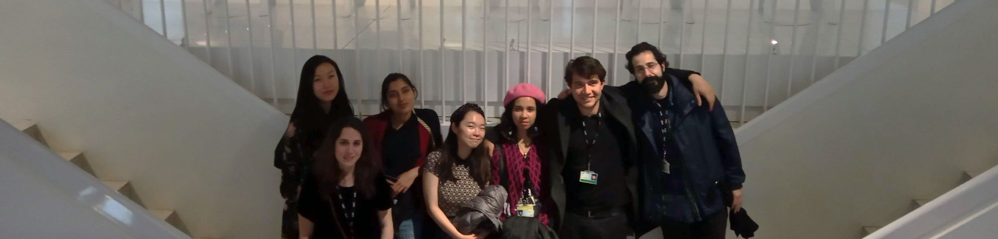group photo ofThe Post-Grad students at the exhibition
