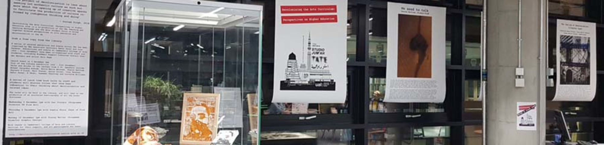 exhibition at Camberwell library