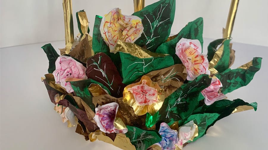 crown of flowers