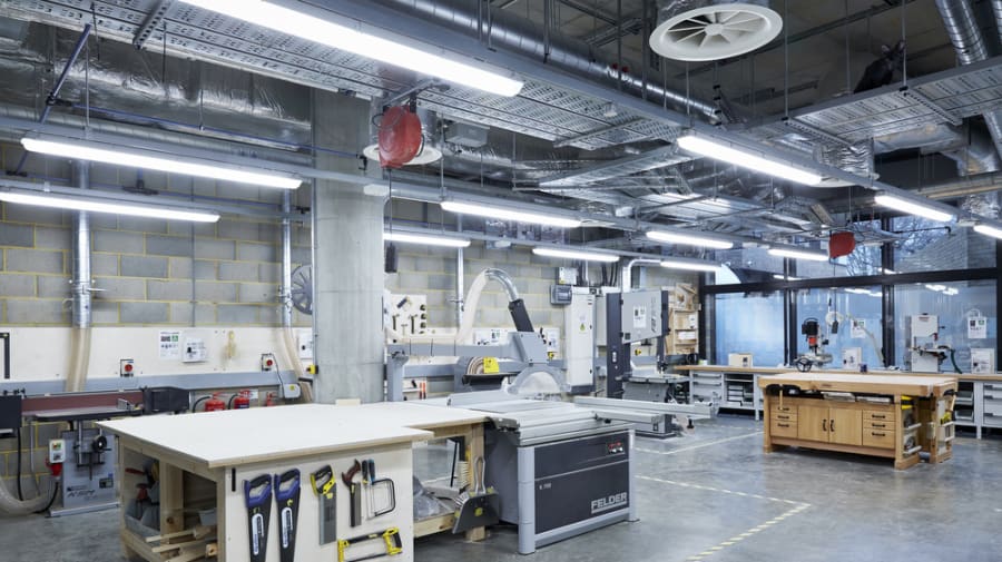 Wood workshop at Peckham Road.