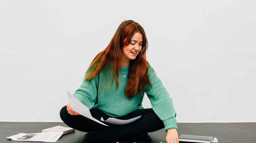 girl sitting