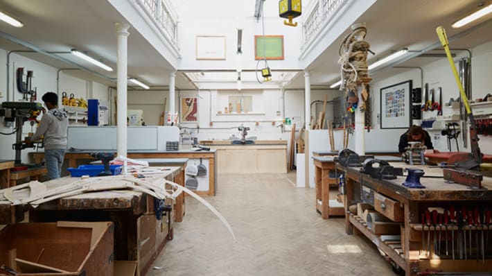 photo of a workshop space