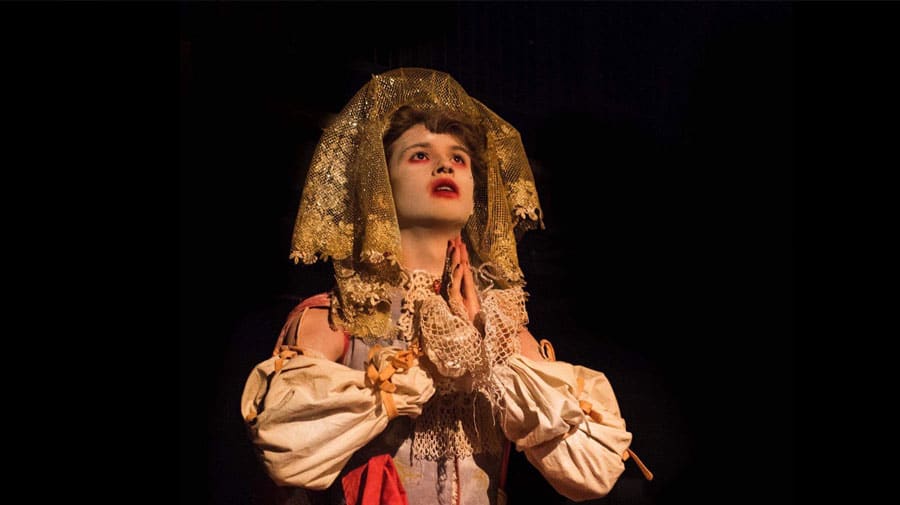 performer in costume