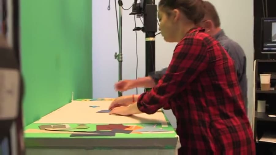 moving paper – animation