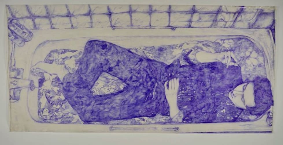 “Sid in Bathtub” by Anna Sofie Jespersen