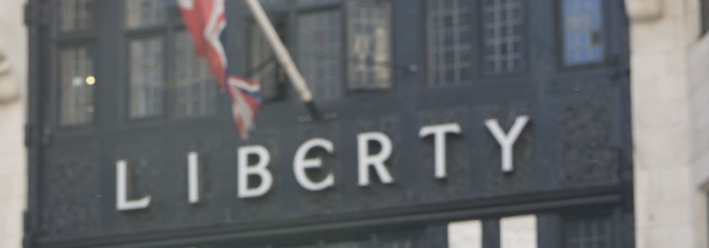 Liberty London department store works with Visual Merchandising students