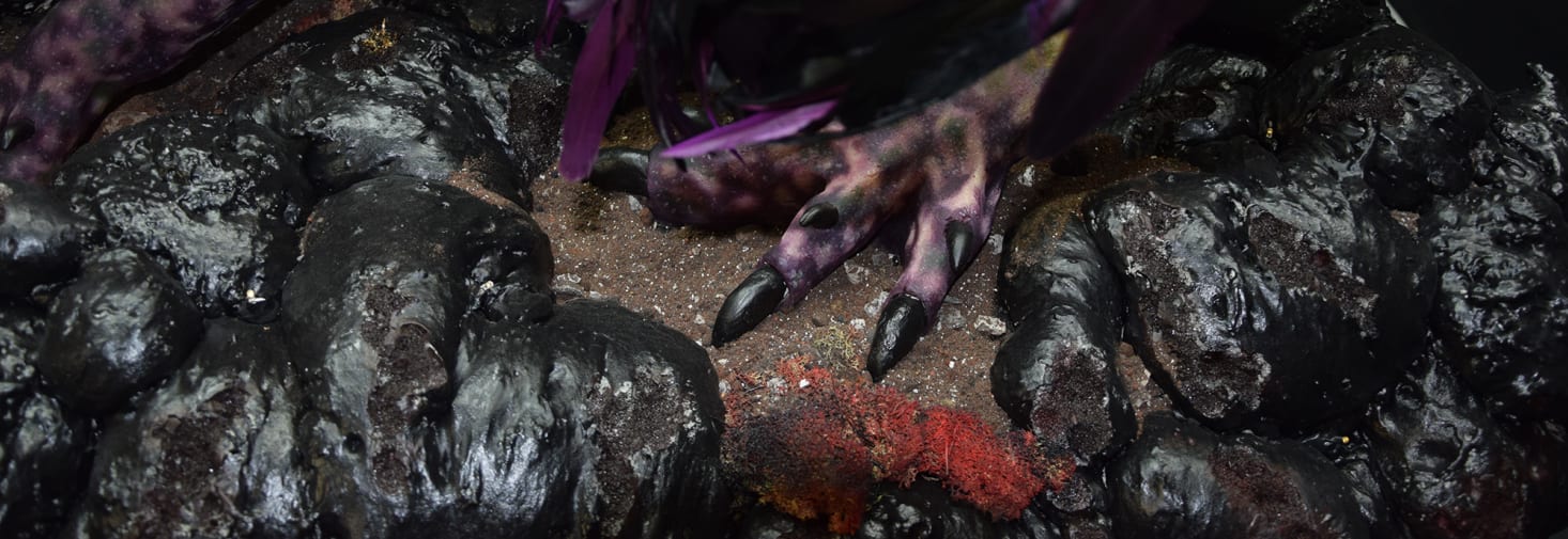 Close up detail of Jessica Merritt's work