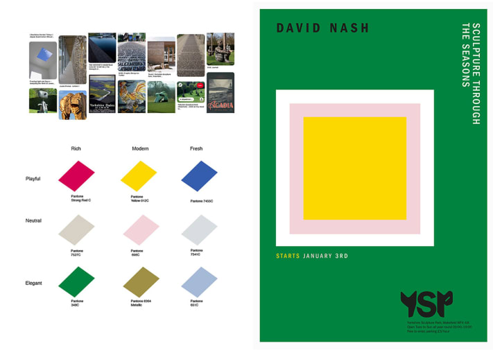 A concept identity for Yorkshire Sculpture Park.