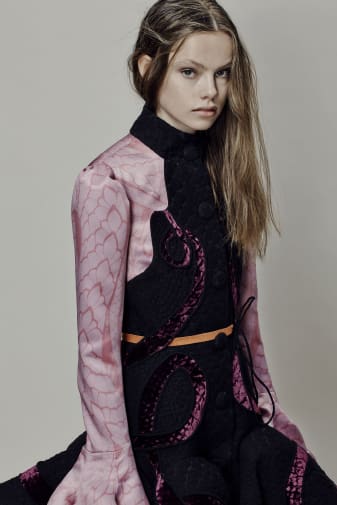 Jane Allcock (BA Fashion Design Technology: Womenswear). Photographer: James Rees, Creative Direction: Rob Phillips, Hair: Ezana Ové, Beauty: Kirsty Gaston