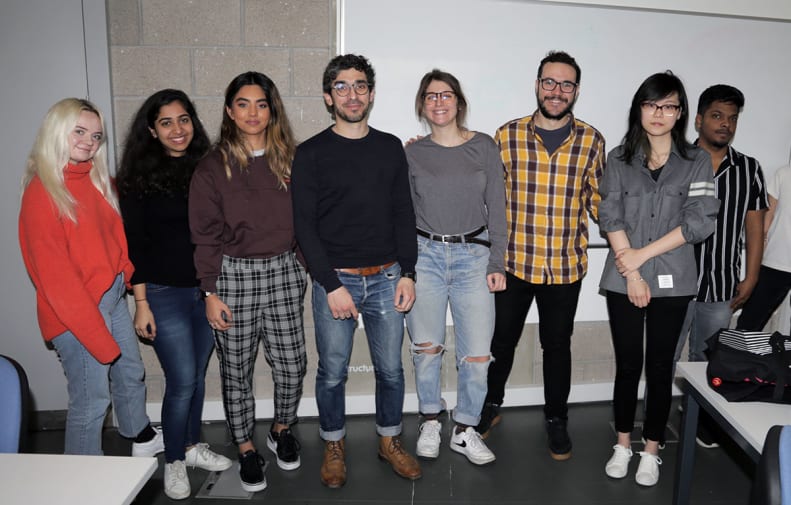 LCC students meet Vincent Aupetit from Third Floor Inc.