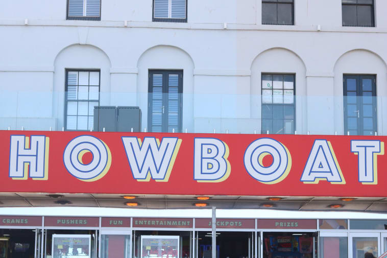 Woman walking along Margate beach
