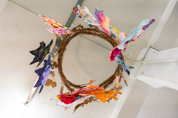 'Halo of Nature' by 10H, UAL Entry Level 3 in Art and Design. Image by Vibes Art LTD.