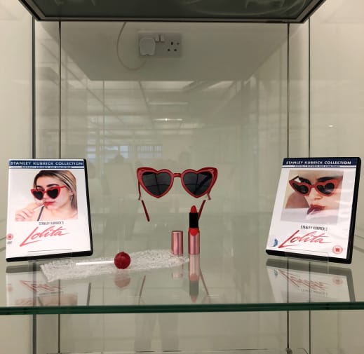 ASCC searchroom display, Lolita install